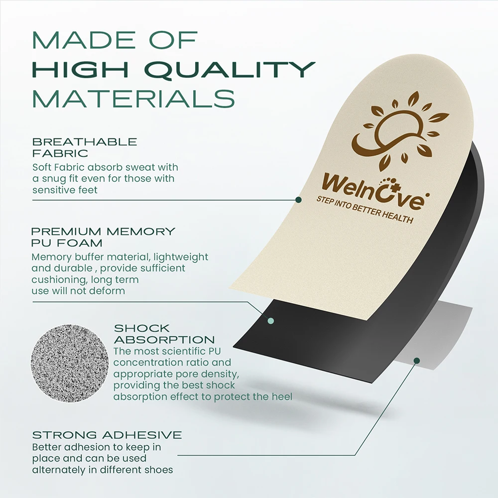 2個入り4層矯正インソール、調節可能な整形外科用ヒールリフト、フットペディキュアツール、足のアーチサポートケアパッド