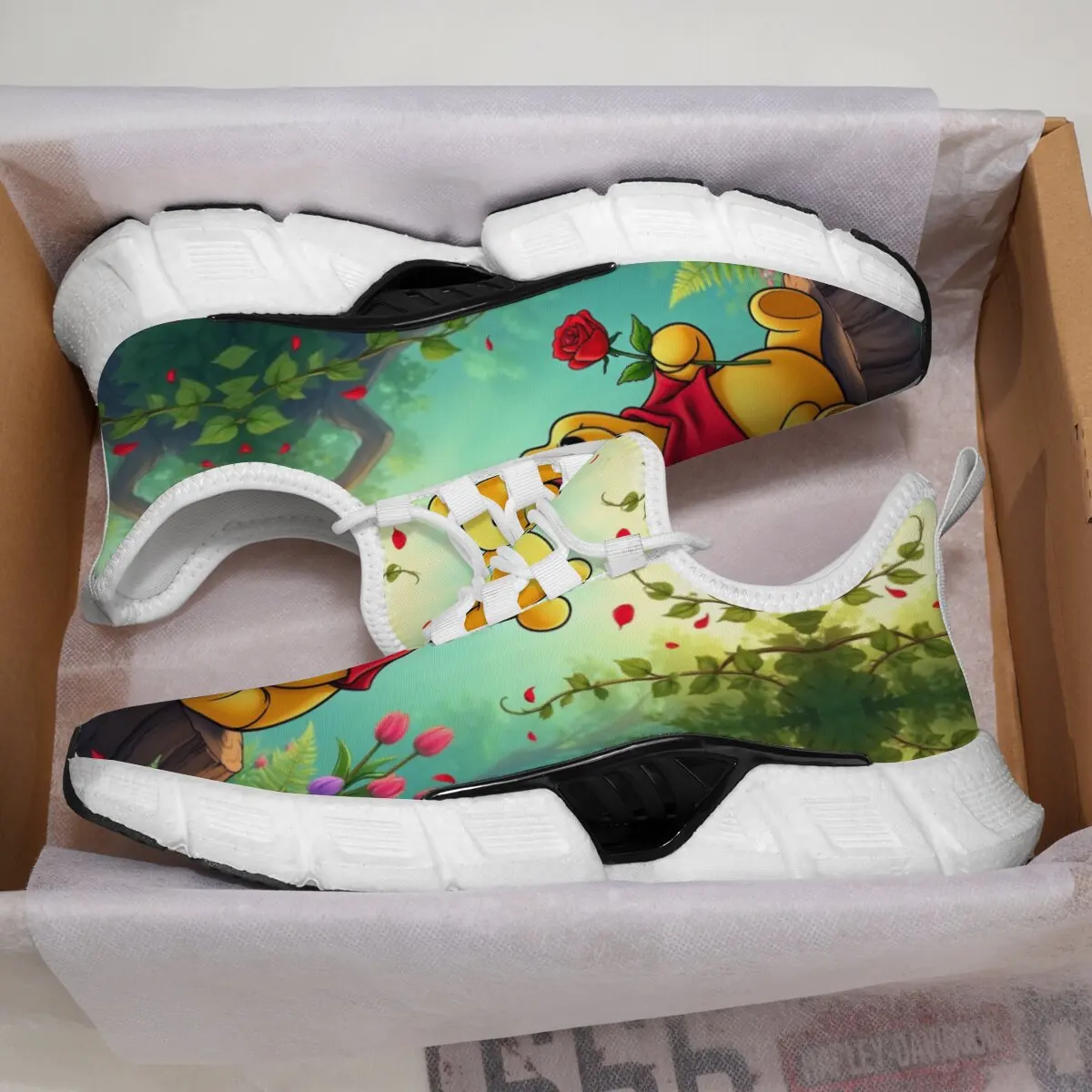 

Повседневная обувь для пар на плоской подошве с героями мультфильмов Диснея, тематический дизайн на Хэллоуин, летняя легкая спортивная обувь большого размера на шнуровке