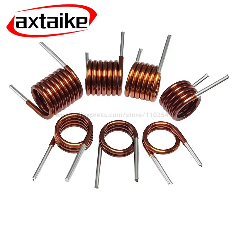 20PCS 3.5*1.5/2.5/3.5-7.5T*0.7mm High-frequency Hollow Spring Inductor Remote Control FM Radio Frequency Filter Coil inductance
