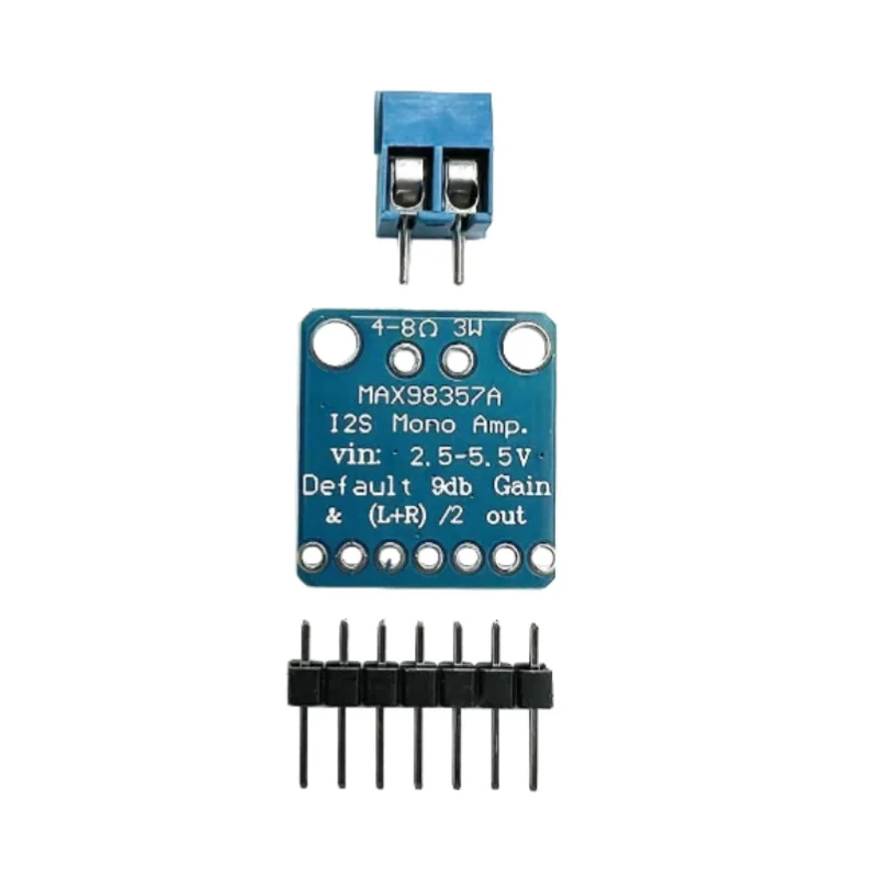 MAX98357A Audio Amplifier Module 3006 I2S 3W Class D Amplifier Without Filtering DIY Power Amplifier Board 7P DIP Connector
