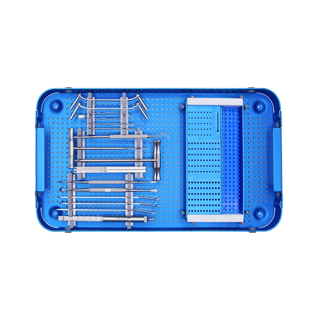 Meditech CE&ISO Marked Bone Surgical Instrument  Surgical trauma instrument Micro Plate Instruments Set