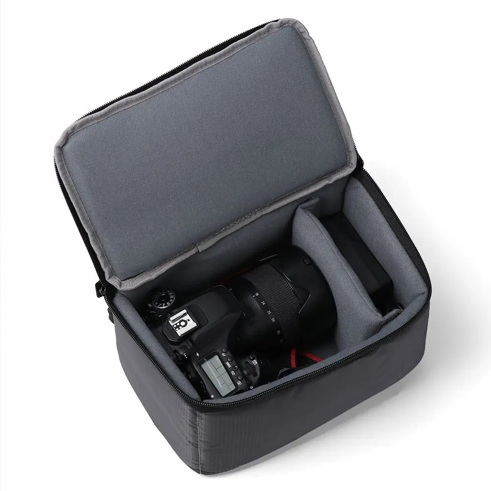 1PC Portable Waterproof DSLR SLR Camera Bag Padded Partition Insert Case Cover For Canon Sony