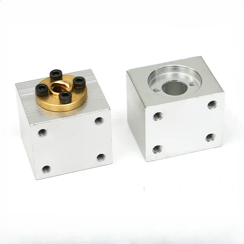 3D Printer Trapezoidal Screw Rod Square Nut Seat T8 T10 T12 T14 T16 T20 Screw Rod Accessories Conversion Screw