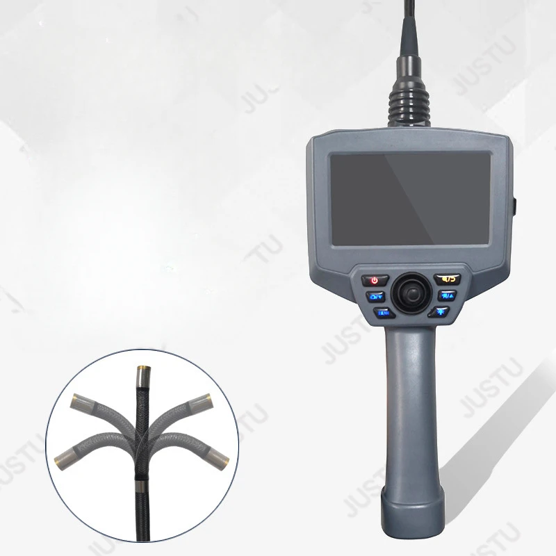 Optical fiber industrial endoscope