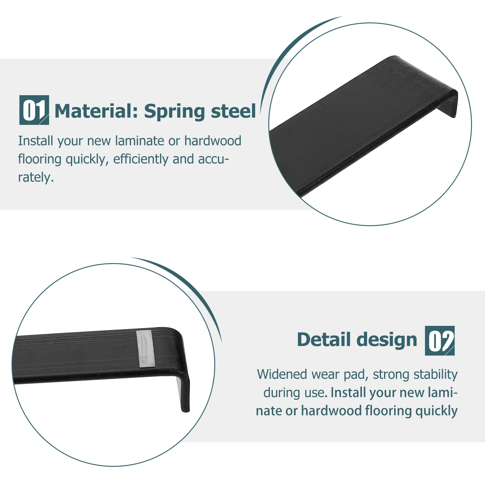 

Wood Installation Heavy Duty Spring Steel Pulls Bar For Laminate Vinyl Hardwood Floor Floor Install Kit Flooring Tool Hand Tool