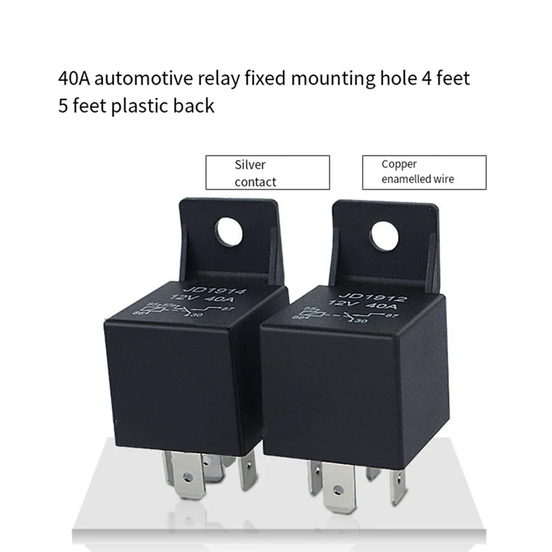 

Excellent-10 Pcs 12V Volt 40A AMP 5 Pin Changeover Relay Automotive Car Motorcycle Boat Bike