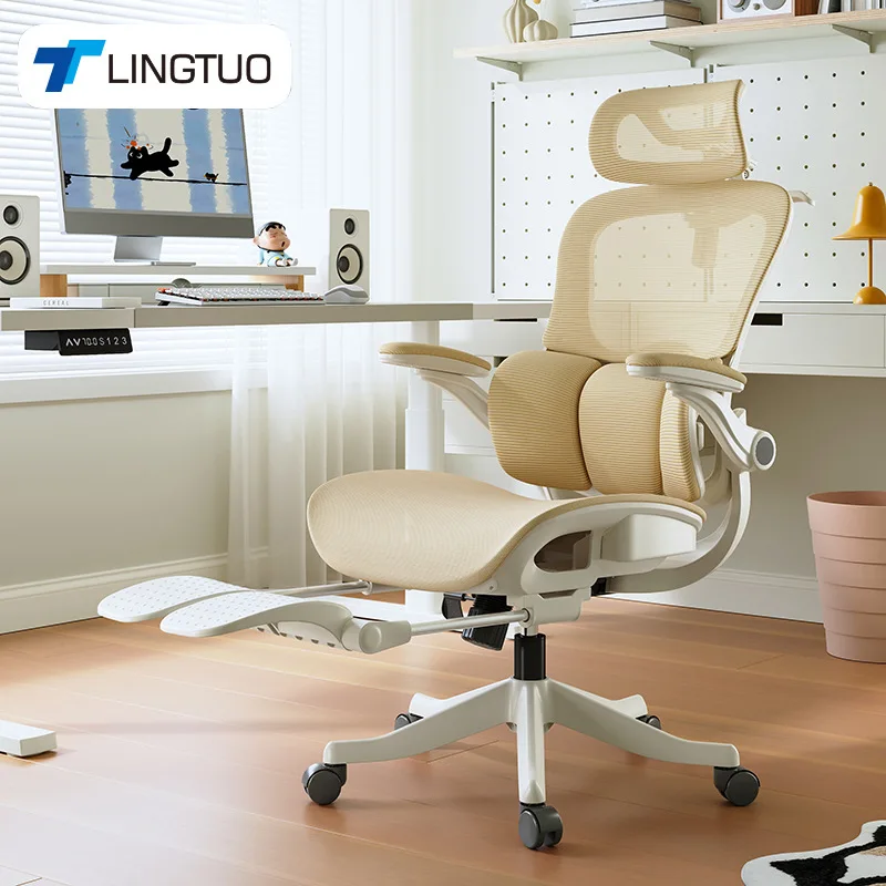 

Минималистичное прочное компьютерное кресло, эргономичное кресло для учебы с защитой поясницы, домашнее офисное кресло со спинкой, студенческое кресло