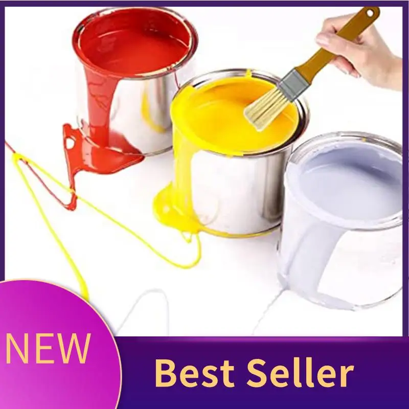 ABHI-1 Inch Paint Brushes Paint Brush With Plastic Handle Anti-Shedding Thicken For Paint Stains Varnishes Glues