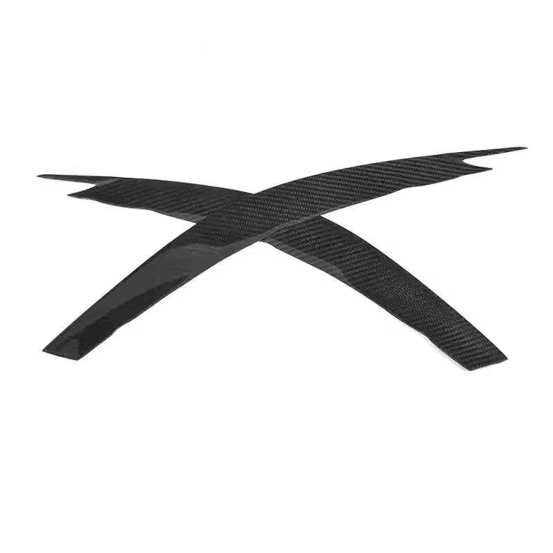 Car headlight trim strip for Honda civic FK2 convert carbon fiber lamp eyebrow