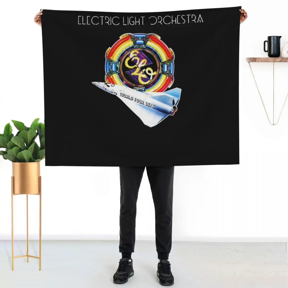 E L Q tour Throw Blanket Furrys Warm Beautifuls Sofa Throw Cute Plaid Soft Plaid Blankets
