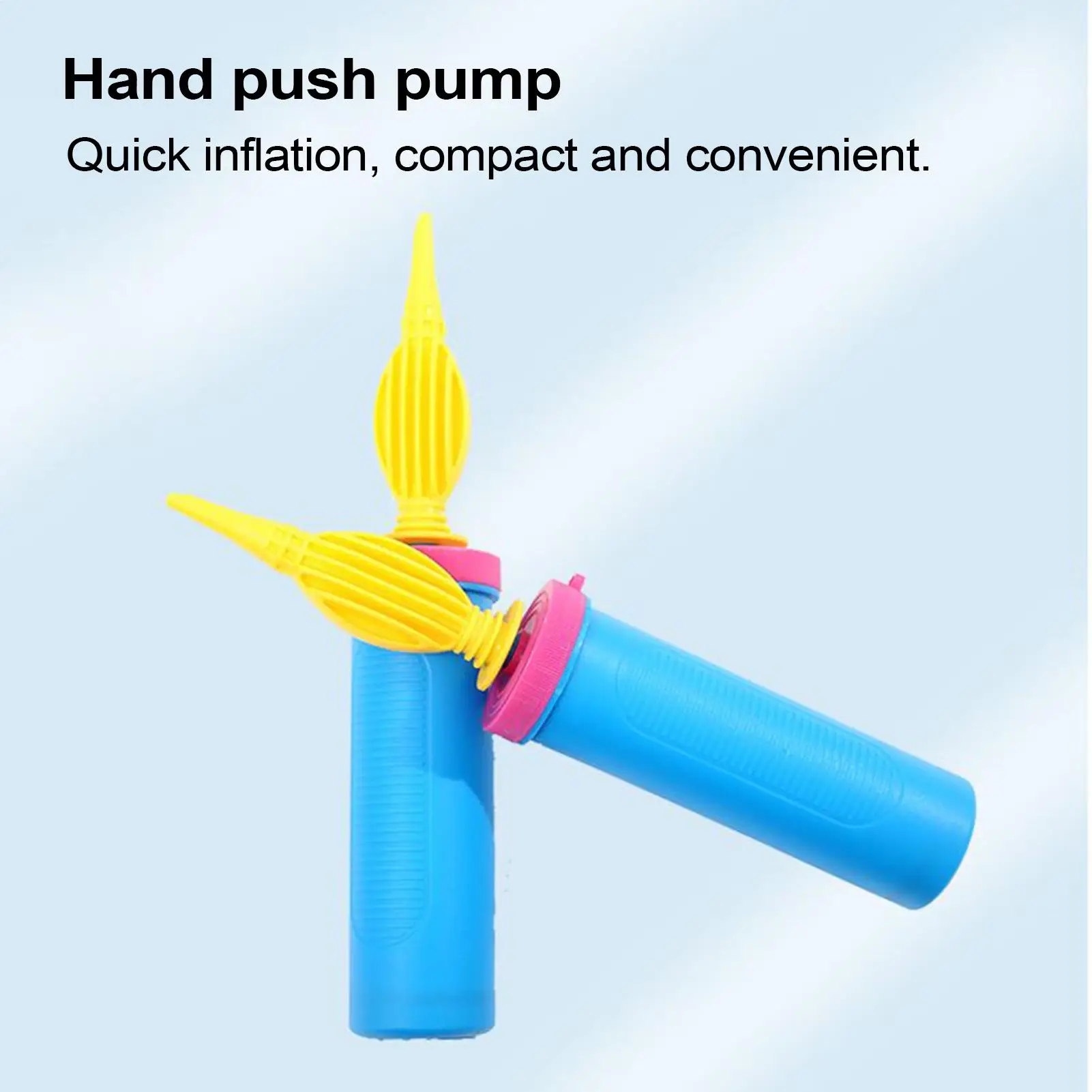 

1Pcs Mini Portable Balloons Ball Pump For Christmas Wedding Birthday Party Foil Balloon Decoration Hand Push Tools Accessories