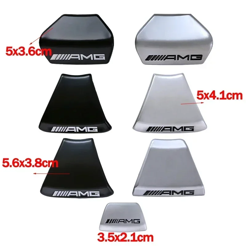 

Car Steering Wheel Emblem Sticker Interior Badge Decoration For Mercedes Benz AMG W204 W205 W203 W206 Brabus Maybach GLC CLA GLA