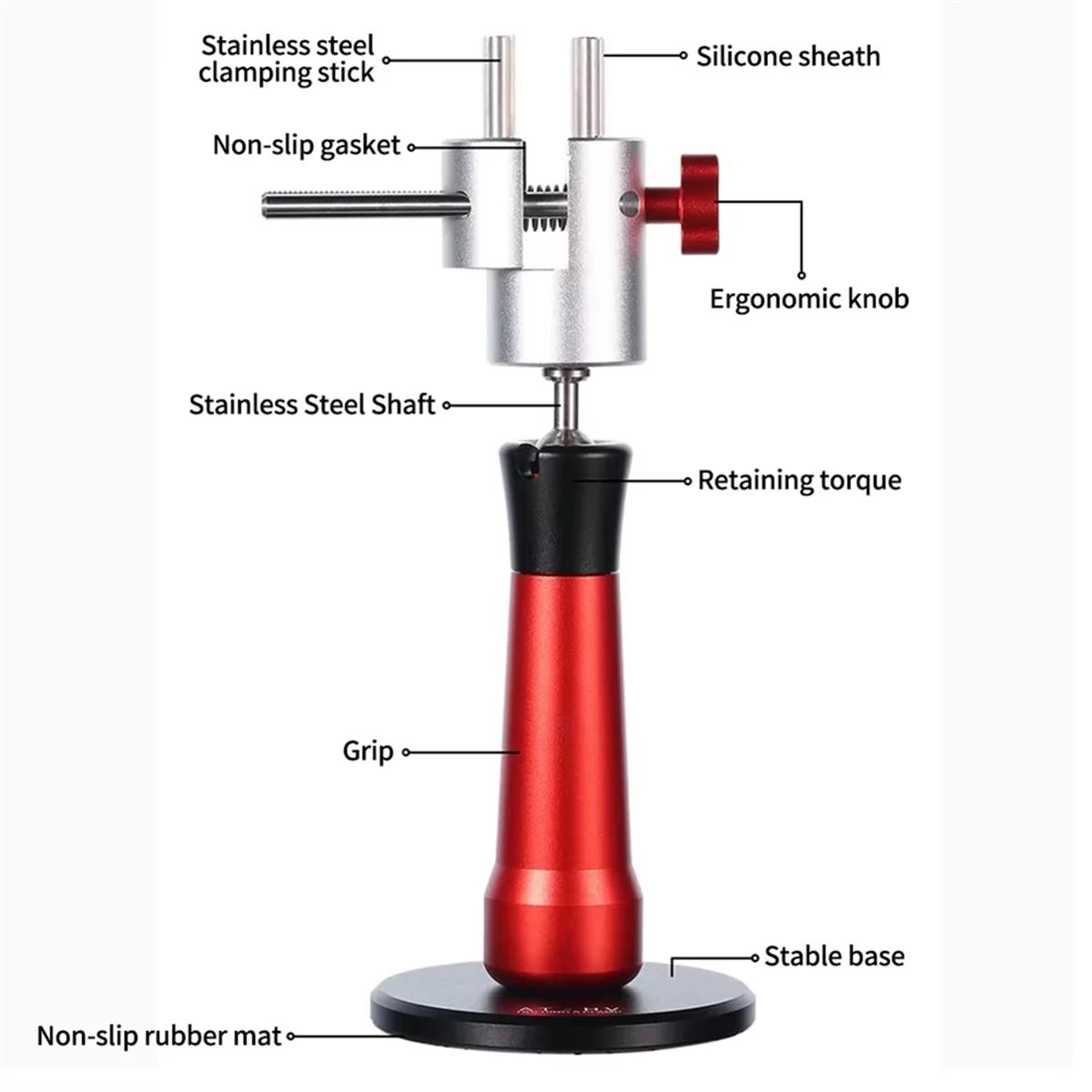 

ABNJ AT-HV Vise Craft Tools Directional Table-Top Vise Handheld Precision Clamp Vise Modeler Bench Universal Power Tool Parts