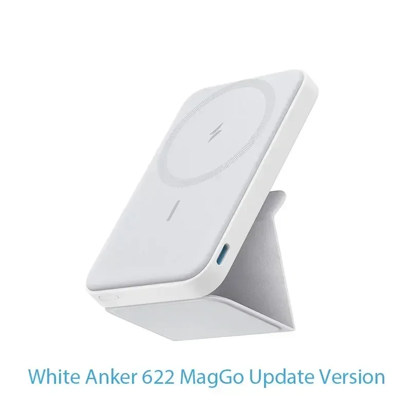 Anker 622พาวเวอร์แบงค์5000mAh แบตเตอรี่แม่เหล็กเสริมแบบแม่เหล็กเครื่องชาร์จแบบพกพาไร้สายแบตสำรองแม่เหล็ก