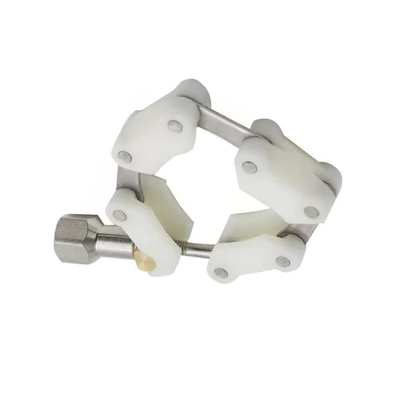 Plastic Chain Clamp Vacuum Glass Flange Instrument KF16 25 40 50 63