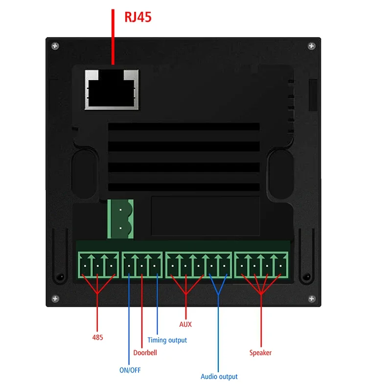 Painel de toque de 4 polegadas na parede LCD WIFI Smart Switch para casa inteligente com aplicativo tuya