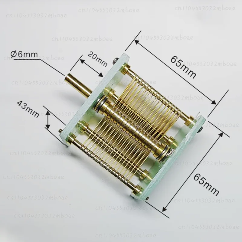 High-power Variable Air Capacitor, Semi-manual Air Regulating Capacitor, Capacity Range 10PF - 330PF