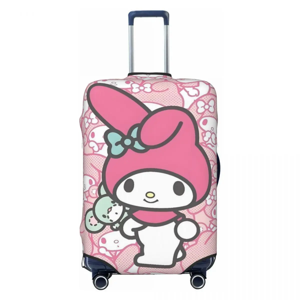 

Custom Pink Melody Travel Luggage Cover Washable Cartoon Movie Kawaii Design Suitcase Cover Protector Fit 18-32 Inch