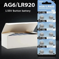 1.55V button battery AG6 371 SR920SW LR920 SR927 171 370 L921 LR69 SR920 watch toy remote control replacement battery