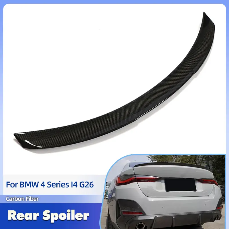 

Задний спойлер (антикрыло) из карбона для BMW 4 серии I4 G26 M-Sport 440i 2021-2025 гг. (гоночный, на багажник)