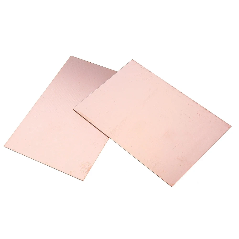 A42Z-10Pcs 10X15cm Double-Sided Copper PCB Board FR4 Fiberglass Board