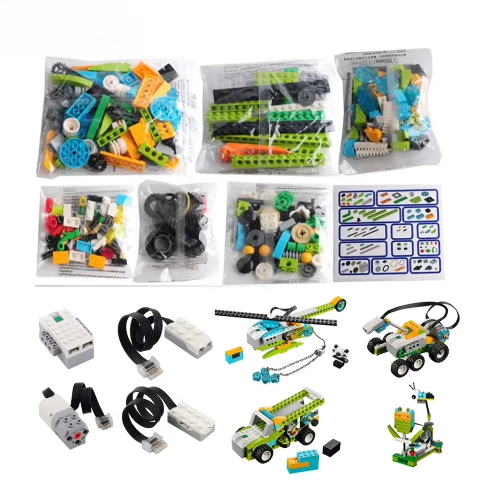 

Программируемые блоки 2.0: развивающие STEM-игрушки для детей, совместимые с основными брендами, набор для технического конструирования и обучения