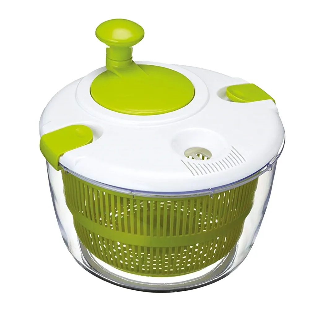 

Household Kitchen Large Creative Electric Salad Tools Dehydrator Spinner Salad Vegetable Vegetable Dryer Washer Filter #25