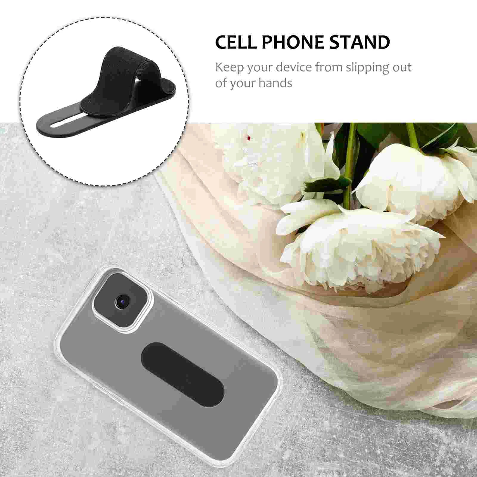 Ringhalter Rack Zubehör Telefon Desktop Finger -Slip Grip Abs Strap