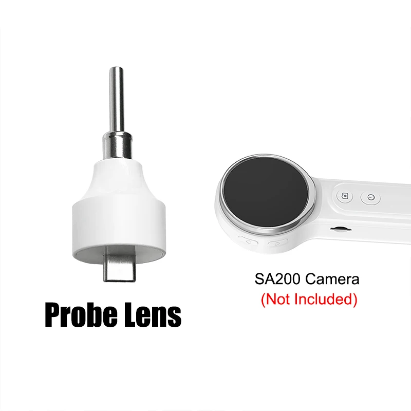 3.9mm Digital Visual Lens Probe Parts Accessory with 6 LED Light for Wireless HD Smart Endoscope Ear Scope Model SA200 Camera C1