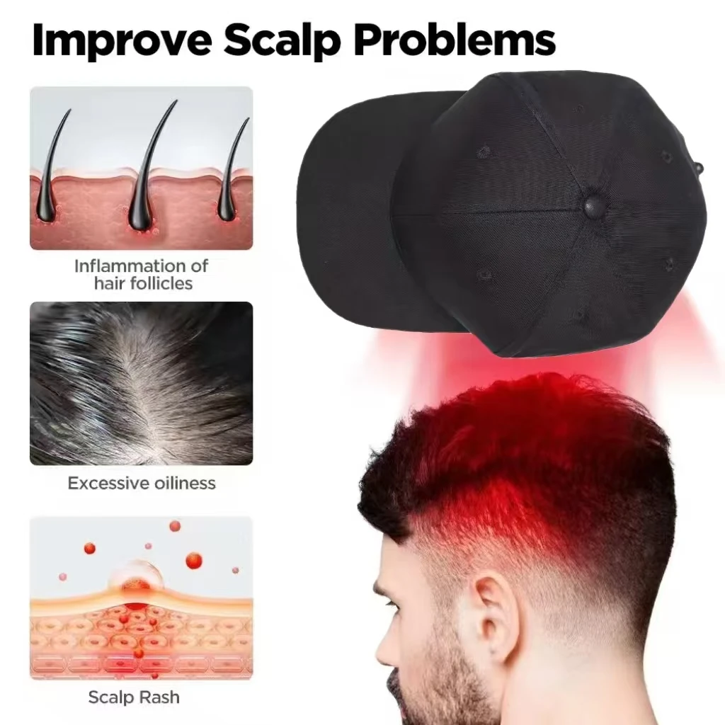 Effective 212 Diodes LLLT Hair Growth Device 650nm Low Level Laser Cap for Men & Women Non-Invasive Anti Hair Loss Solution