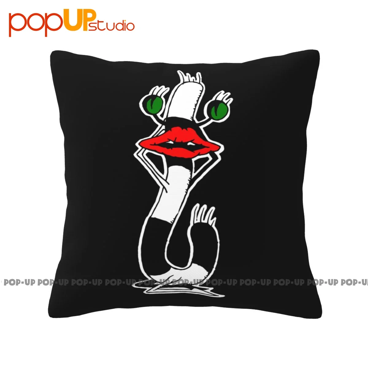 Print Real Monsters Oblina Pin Up Pillowcase Throw Pillow Cover Creative Thickened For Bedroom