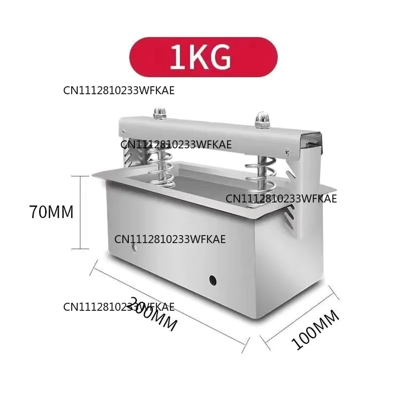 1kg raw meat press mold stainless steel double pressure spring ham bacon making tool lunch meat press
