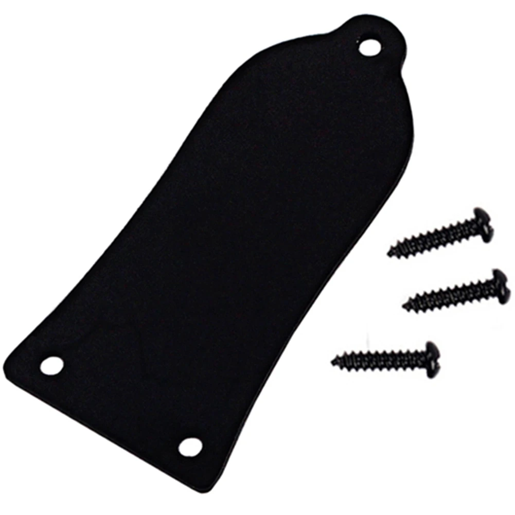 A98TGuitar Truss Rod Cover GR34 Truss Rod Shape Case para Guitarra Eléctrica Les Paul Epiphone (Negro)