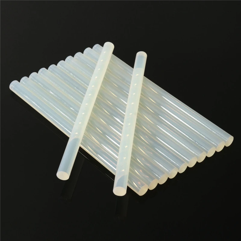 20pcs 11mm Hot Melt Glue Stick For Heat Glue Gun High Viscosity Clear Adhesive Glue Sticks Repair Tool Kit DIY Hand Tool