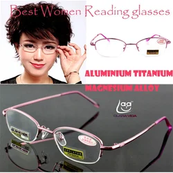 Clara Vida Reading Glasses Pink Frame Light Women Computer Presbyopia Hyperopia Reading Eyeglasses +1 +1.5 +2 +2.5 +3 +3.5 +4
