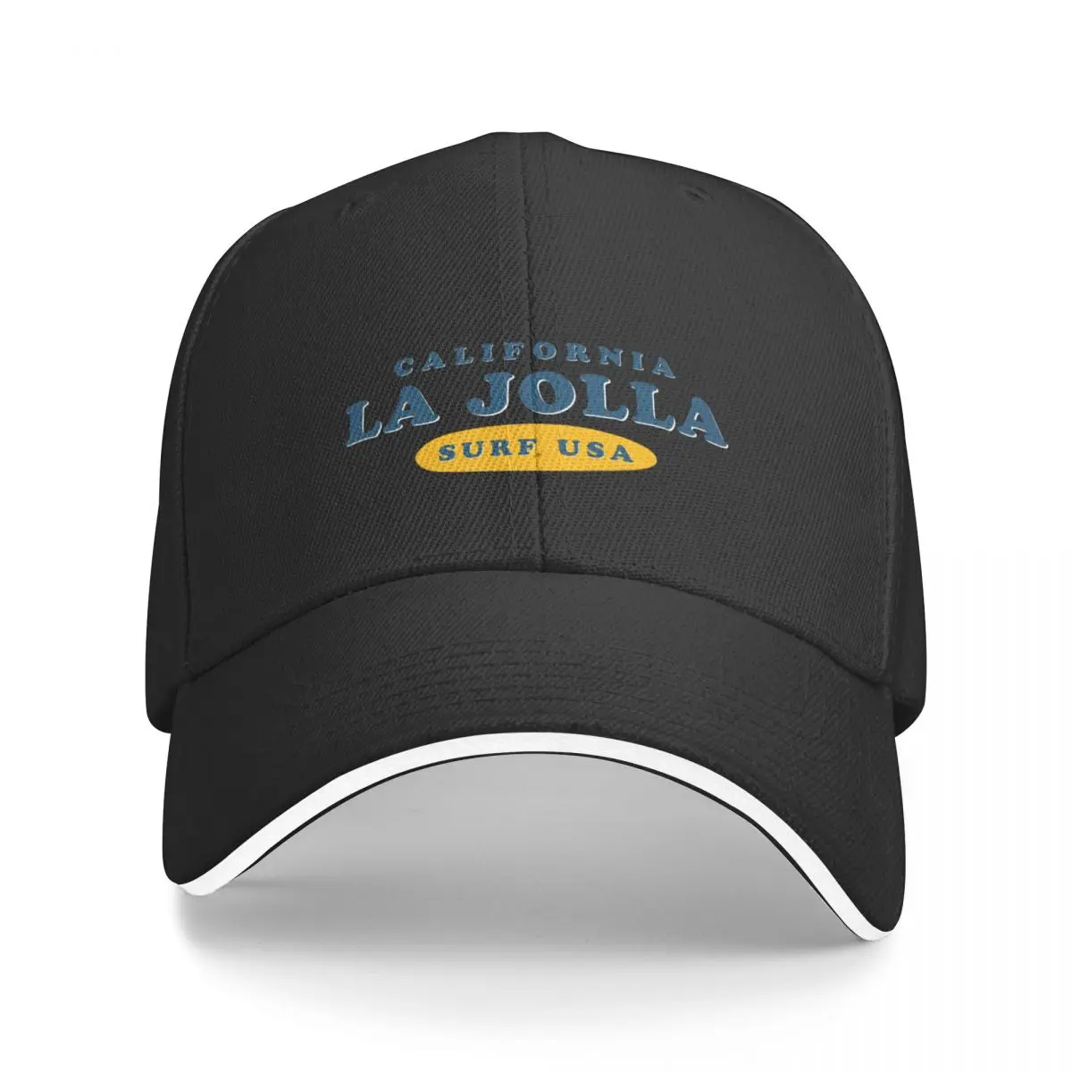 La Jolla California Vintage Retro Surf USA Travel Vacation Summer Sunset Beach Baseball Cap Hat Man Luxury Caps Male Women's