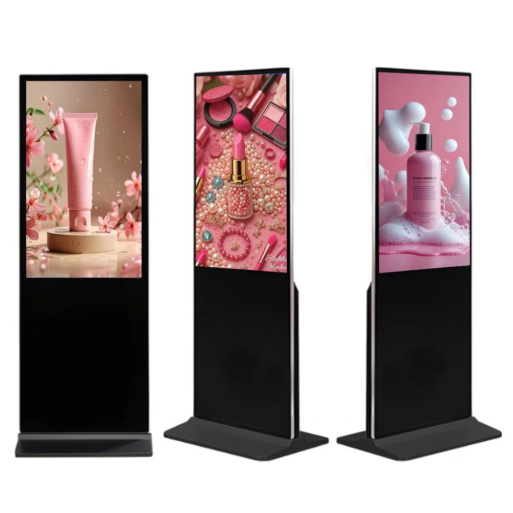 شاشة عرض الوسائط الإعلانية LCD تعرض اللافتات الرقمية 22In Android Kiosk Advertising Display