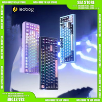 Spot LEOBOG Hi86 Mechanical Keyboard Gasket RGB 75% Aluminum Alloy Tri-mode Gaming Keyboard Pc Gamer Accessories Ergonomics