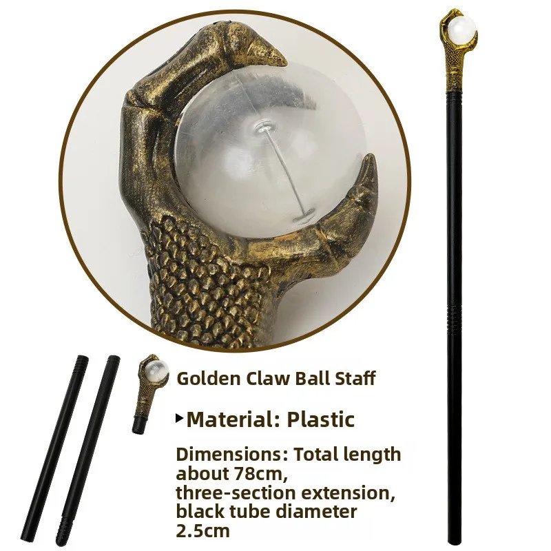 loween Prop Cosplay Faraone Stf Reatic Toy King Magician Bacchetta Ballo in maschera Costume Accoria 2025 Autunno Faion