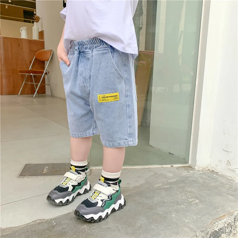 IENENS Kids Boys Beach Shorts Jeans Children Clothes Pants Denim Clothing Bermuda Infant Toddler Baby Boy Casual Trousers