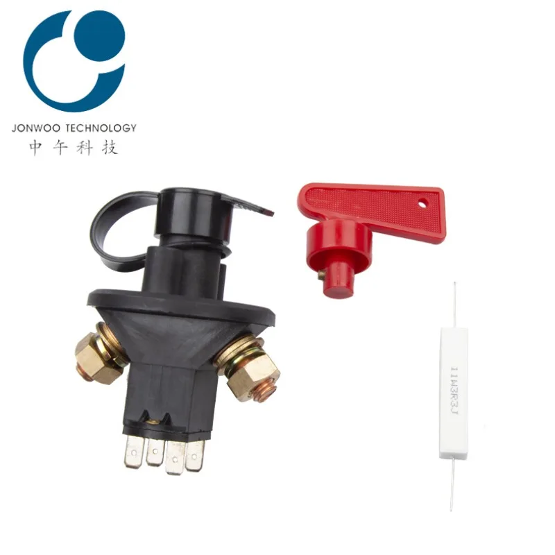 Automobile resistance power supply knob switch, super current power failure all-copper screw battery double heavy duty power swi