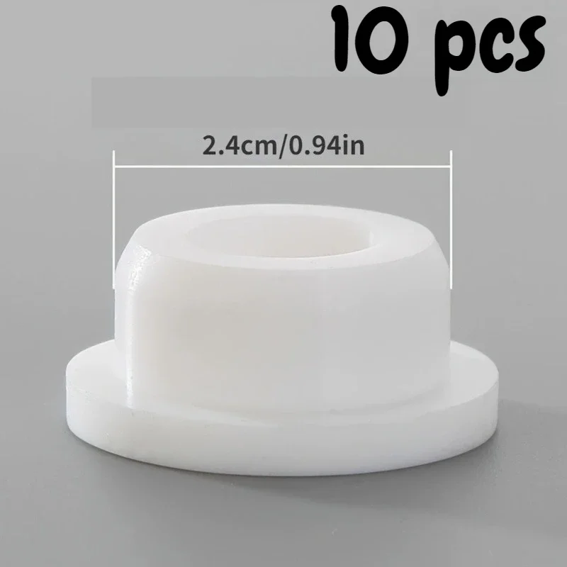10Pcs Push-Type Sink Stopper with Overflow Hole, Drain Plug for Bathroom & Kitchen Sinks