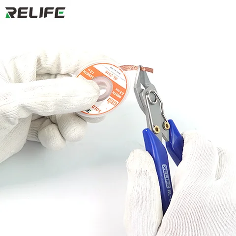 Диагональные плоскогубцы RELIFE RL-0001 для электроники — фото устройства