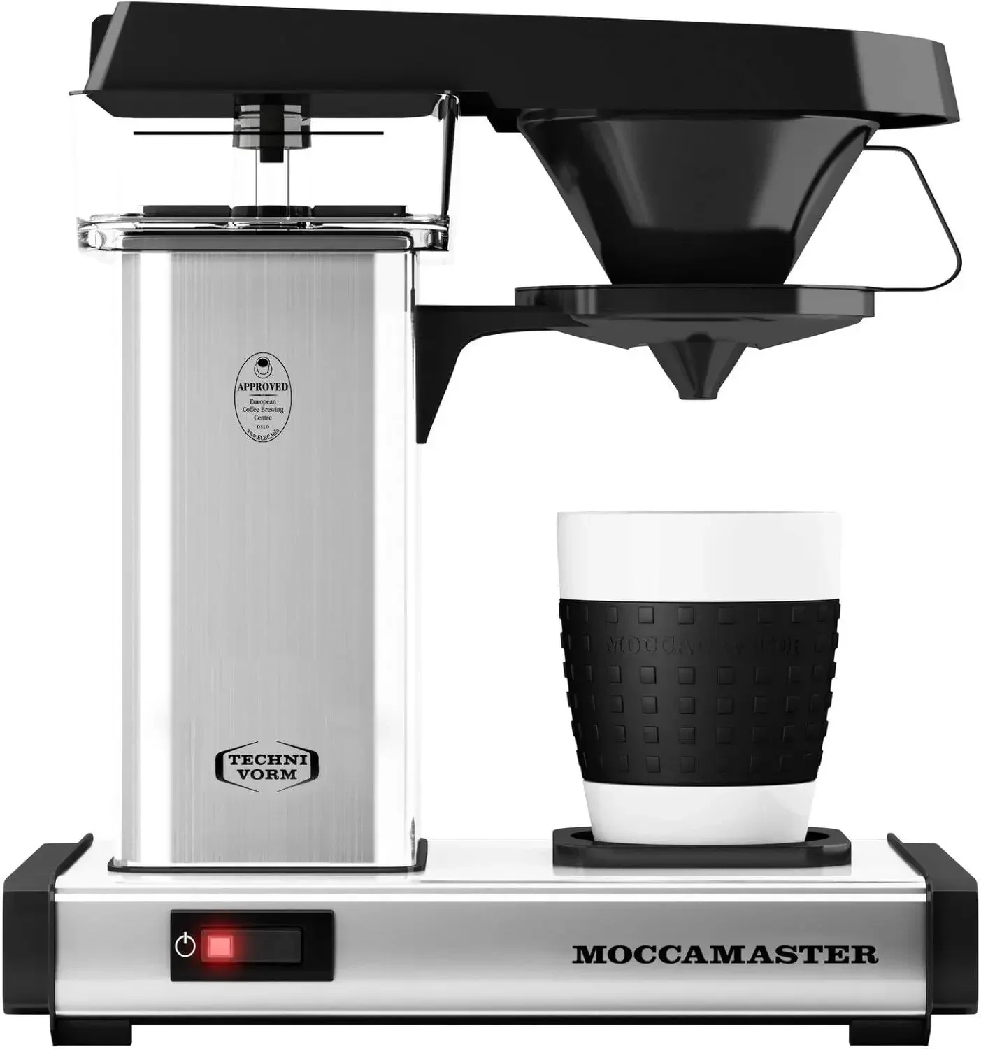 Technivorm moccamaster 69212 pohár jeden, one-cup káva tvůrce 10 unce leštěný stříbro