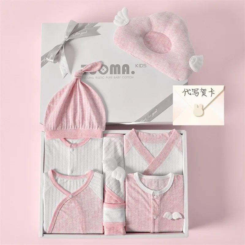 14-20pcs-newborn-gift-box-summer-breathable-baby-boy-girl-clothes-set-angel-wings-solid-color-baby-clothes-unisex-newborn-gifts