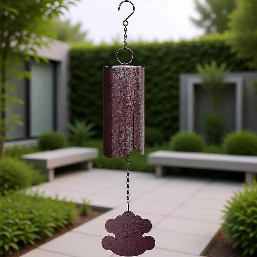 

30 Inch Copper Vein Auspicious Cloud Wind Chime with Deep Resonant Serenity
