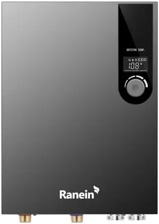 

Электрический проточный водонагреватель GEN II Ranein 27 кВт – 240 В, 6,5 галлонов в минуту, мгновенный нагрев воды по требованию с цифровым дисплеем температуры