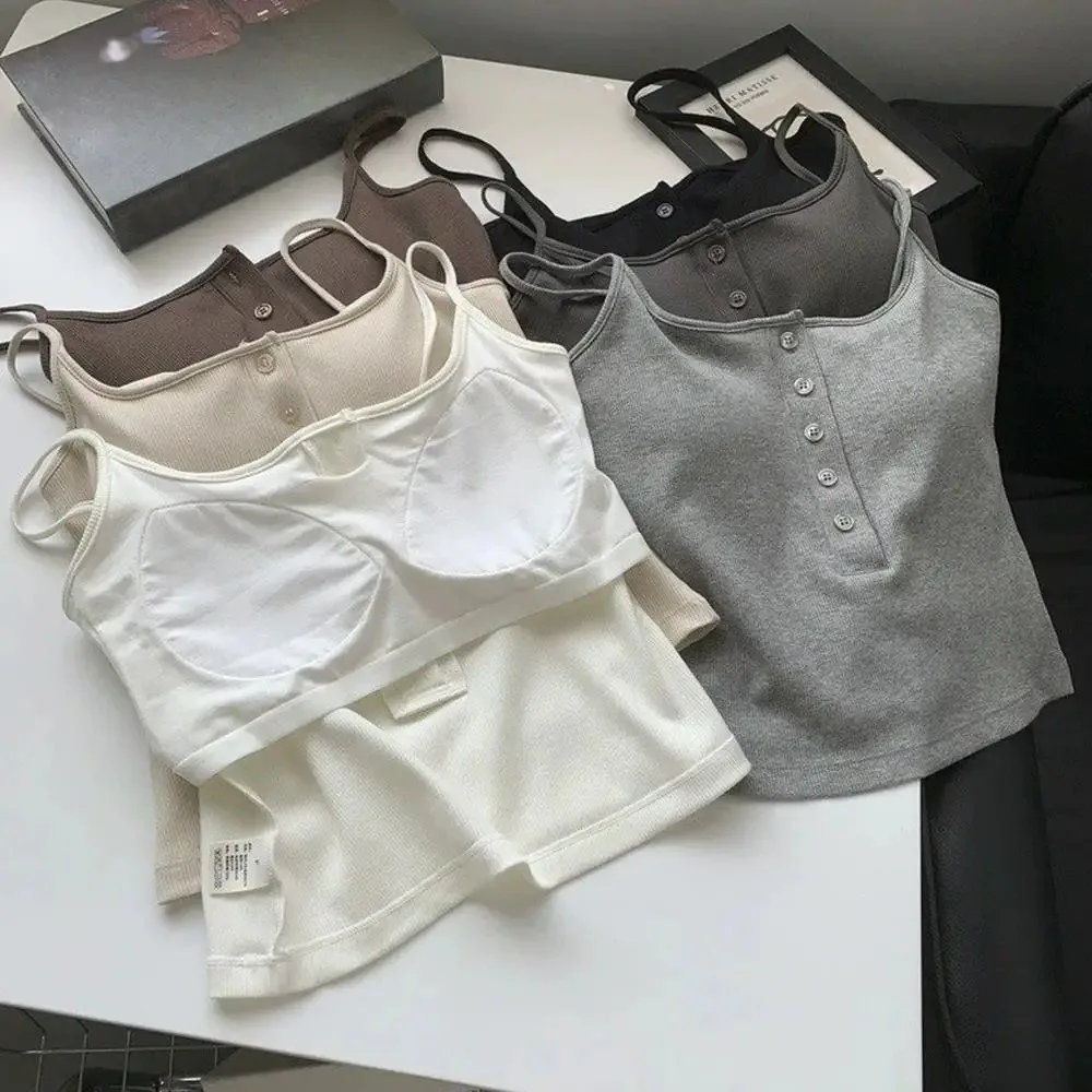 لطيف Y2k الصيف عارية الذراعين المحاصيل الأعلى محبوك تانك القمم أكمام اقتصاص سترة النساء قمم بارد فتاة الإناث Clothing244