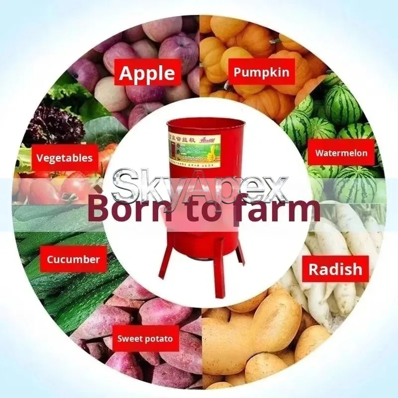 

Electric Vegetable Shredder Multifunctional Slicer Grinder Potato Radish Sweet Potato Melon Fruit Processor Fish Feed Production