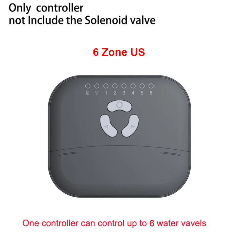NONE WiFi Smart Sprinkler Controller 4/6/8 Zone Garten Bewässerung Timer Smart Bewässerung System Alexa Google Home Tuya Smart Leben 6